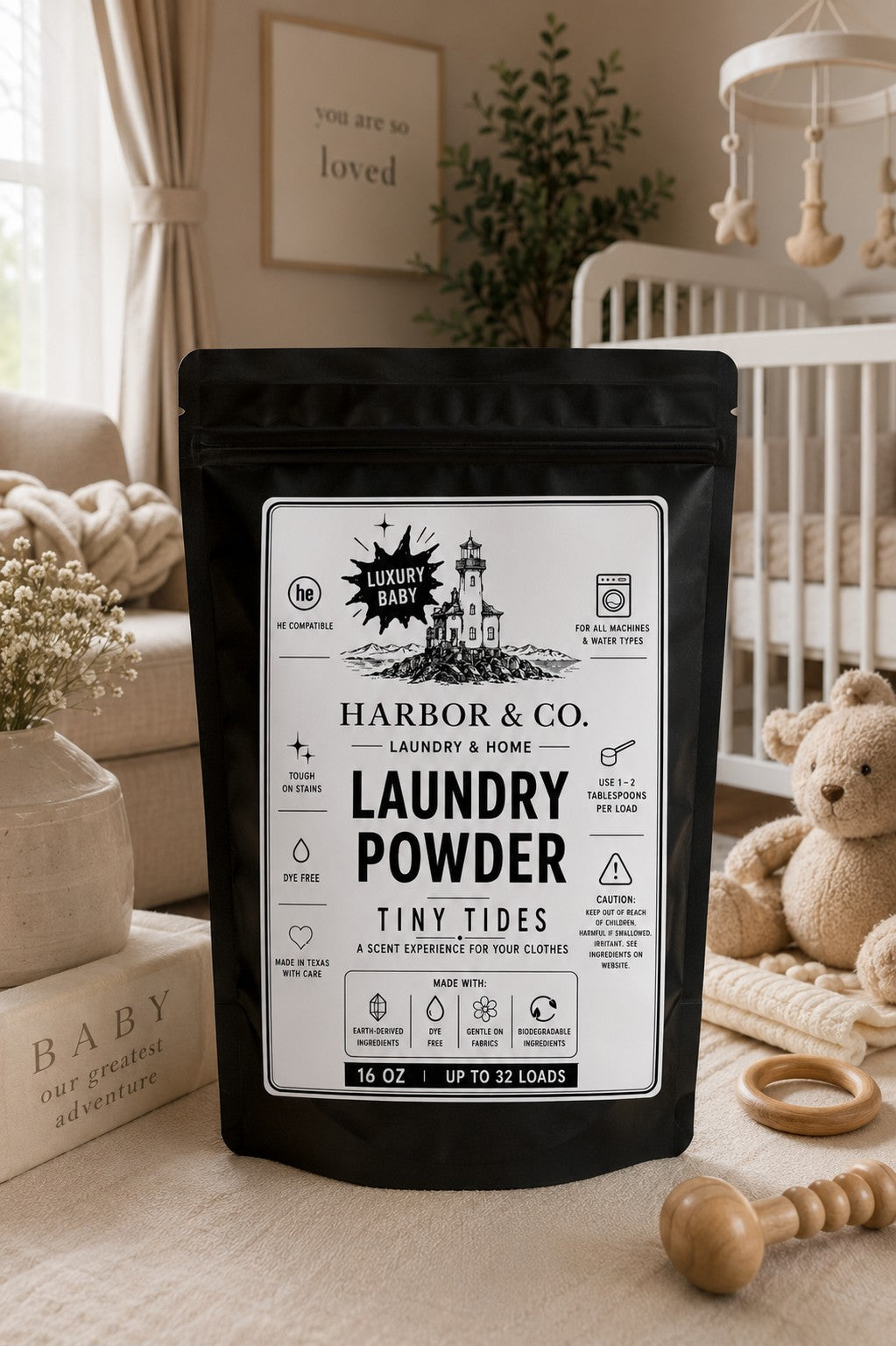 Tiny Tides – Ultra Cleaning BABY Laundry Powder