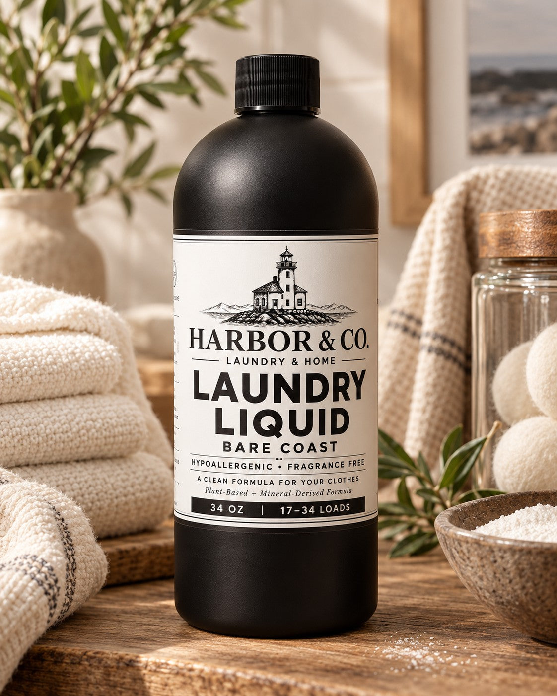 Bare Coast Laundry Liquid Hypoallergenic • Fragrance Free