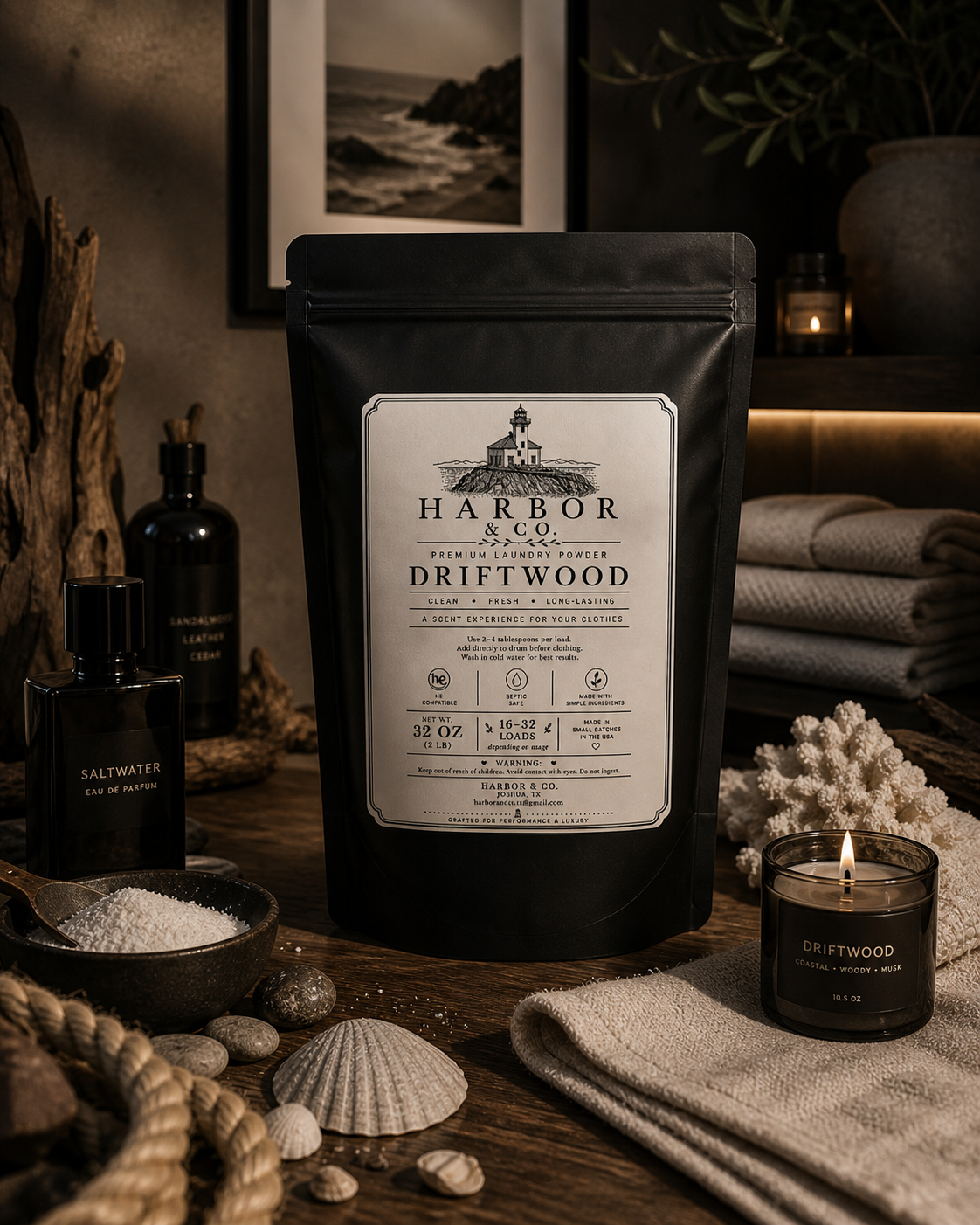 Harbor & Co. Laundry Powder - Driftwood