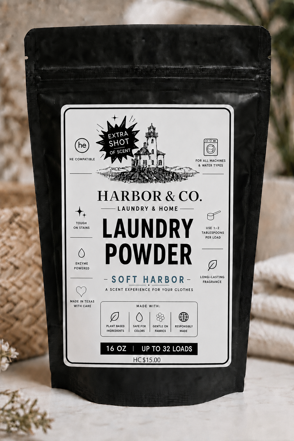 Soft Harbor – Ultra Scent Extra Shot Laundry Powder