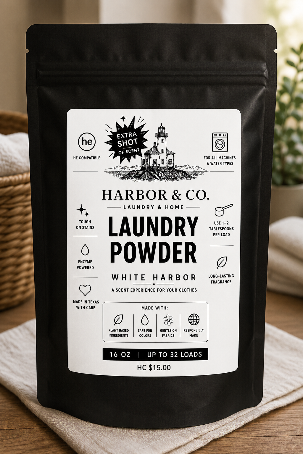 White Harbor™ – Ultra Scented Extra Shot Laundry Powder