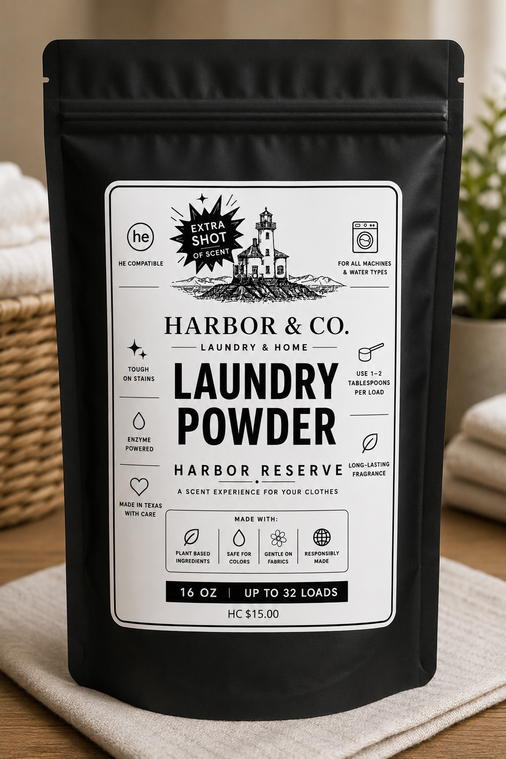 Harbor Reserve™ Ultra Scented Extra Shot Laundry Powder