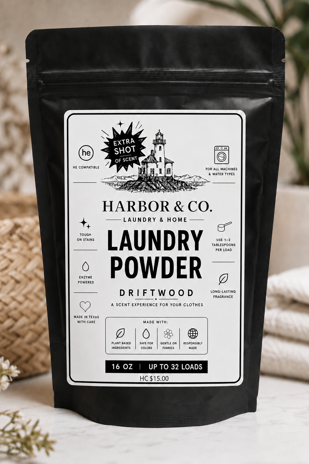 Driftwood – Ultra Scent Extra Shot Laundry Powder