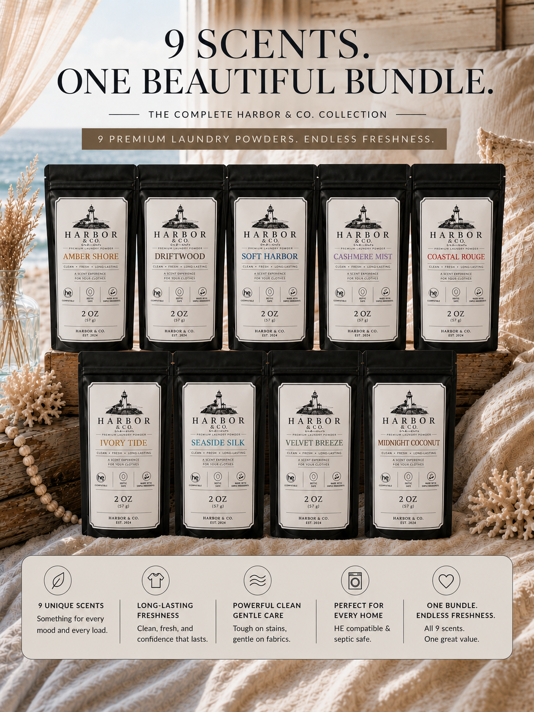 Harbor & Co 9 Scent Discovery Set