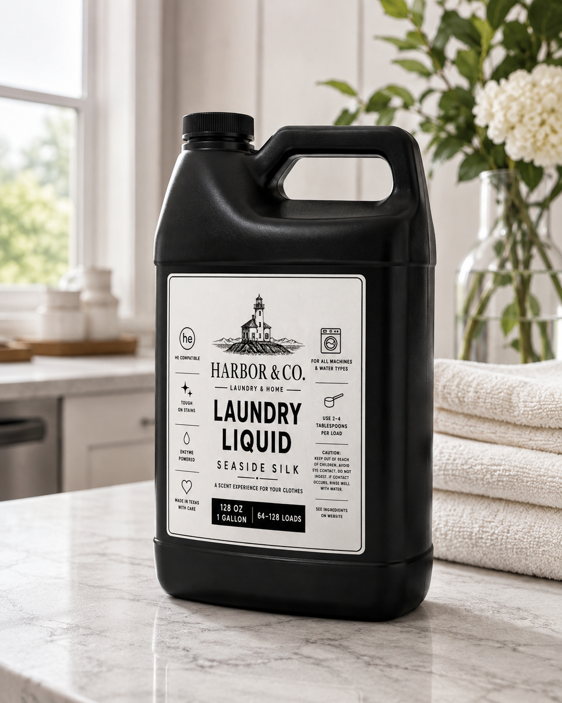Harbor & Co. Laundry Liquid — 1 Gallon / 128 oz