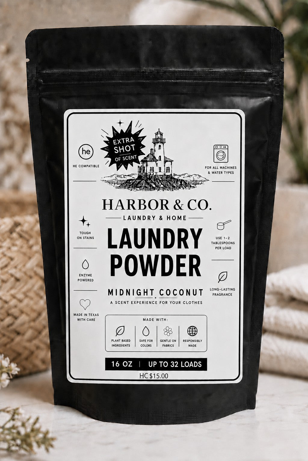 Midnight Coconut – Ultra Scent Extra Shot Laundry Powder